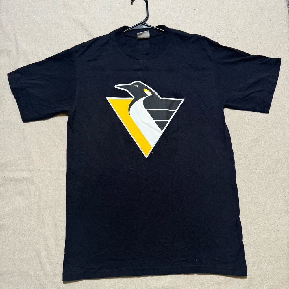 Vintage Pittsburgh Penguins Lemieux 66 NHL Hockey Lee Sport Large T-Shirt EUC - Picture 3 of 9